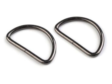 Halbring Breite 32 mm Nickel Schwarz